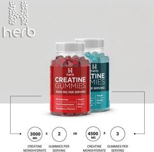 Gomitas de Monohidrato de Creatina de Marca Privada OEM/ODM, Suplemento Pre-Entrenamiento para Adultos para el Control de Energía y el Crecimiento Muscular - Product Image 2
