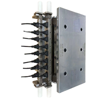 Moule d'injection personnalisé pour fiche d'alimentation plate à 2 broches, norme GB, en plastique, pour boîtier de fiche de câble