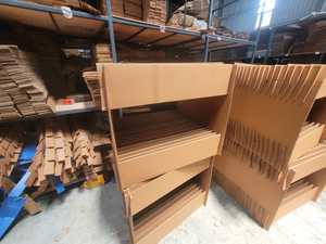 Boîtes d'emballage ondulées durables, légères et écologiques, pliables et portables avec matériaux recyclés pour le transport logistique - Product Image 2