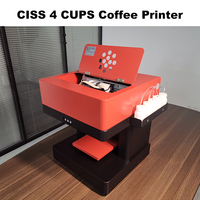 Imprimante 3D à café Latte Art haute vitesse avec alimentation continue, idéale pour les scènes d'affaires de thé/café et de boissons