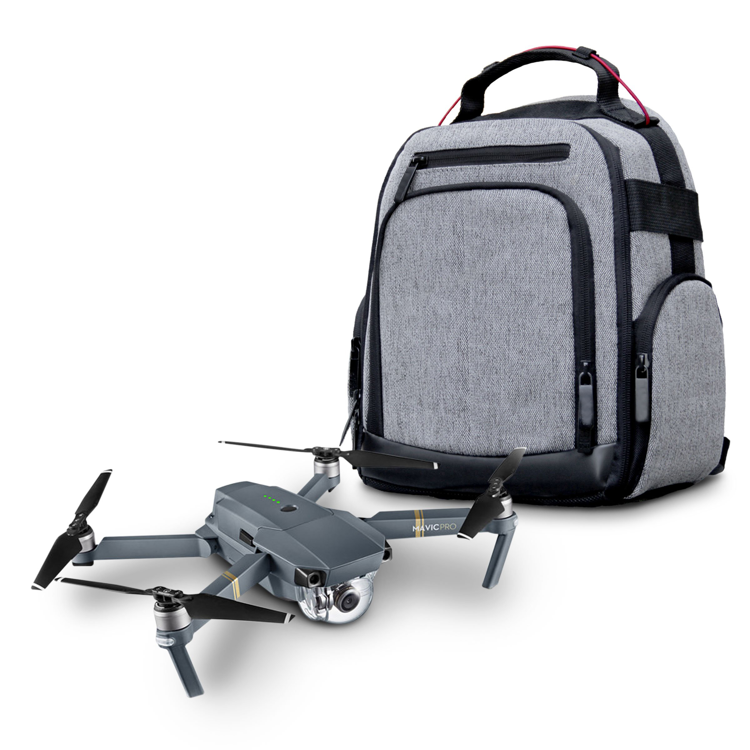 Drone Backpack - Drone Case Compatible with DJI Mavic Pro, Spark Mini, Storage for Batteries and Accessories