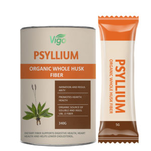 개인 라벨 OEM 유기농 <span class=keywords><strong>Psyllium</strong></span> 껍질 분말 매일 가용성 섬유 보충 분말 천연 프리 바이오 틱스 및 프로바이오틱스 - Product Image 1