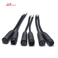 Connecteur de câble LED étanche 4 broches M29 LLT circulaire 35A avec 2, 3 et 5 broches