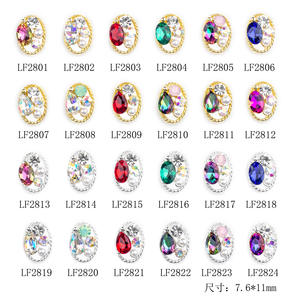 Joyería Xuanjia K9, Estilo Japonés, Ovalada, en Forma de Lágrima, con Diseño de Corona, Aleación de Proteína, Joyería Hueca con Incrustaciones de Diamantes - Product Image 2