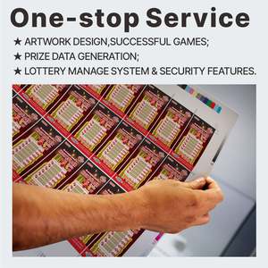 Best-seller : Livre de tickets de loterie, papier couché, impression numérique, écologique, durable, couverture rigide, conception gratuite, personnalisation de la marque - Product Image 4