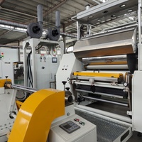 Machine de laminage à colle thermofusible à base d'eau en silicone de durcissement UV acrylique pour ruban adhésif médical, étiquette, ruban adhésif