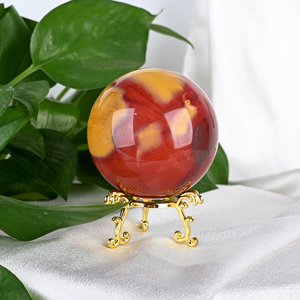 Bola de Jaspe Mookaite Pulido, Cristal de Sanación Espiritual para Meditación y Decoración del Hogar, Venta Caliente - Product Image 4