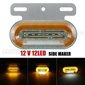12V / 24V 12 LED Side <b>Marker</b> Lights Car External Lights Signal Indicator Lamps Warning Tail Light 3 Modes Trailer Truck Lorry - Product Image 5