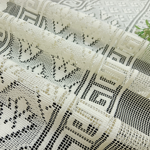 Filet de maille en tulle polyester, voile transparent, en <span class=keywords><strong>organza</strong></span> léger, <span class=keywords><strong>blanc</strong></span> plissé, décoration en dentelle, tissu transparent - Product Image 6