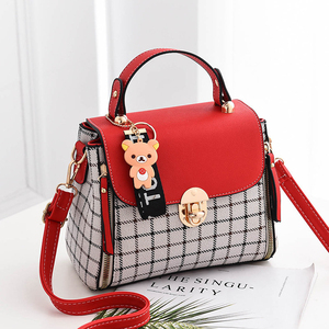Beliebte Bolsos <span class=keywords><strong>De</strong></span> Mujer Bär Anhänger Umhängetaschen Damen Handtaschen PU Leder Damen Tasche für Frauen - Product Image 6