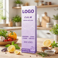 Stylo diffuseur d'huiles essentielles ultra-mince 2026 de qualité supérieure, à base d'ingrédients naturels, 500 utilisations, Maka Mullein Mélatonine, avec logo OEM, en boîte