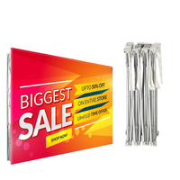 Support d'affichage promotionnel portable classique pour toile de fond murale, tissu personnalisé pour stand publicitaire et présentoir de salon professionnel