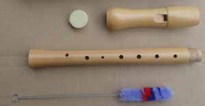 Recomendação de ensino soprano oito buracos gravador de madeira, instrumento musical alemão/britânico para ensino - Product Image 2