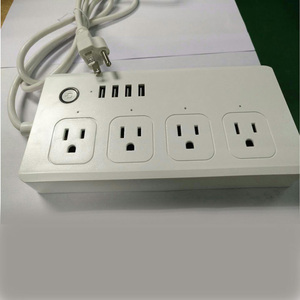Enchufe Inteligente WiFi LEDEAST XS-A24 Tuya con Tomas de Corriente de 10A para EE. UU., Puertos USB, Temporizador y Control por Aplicación Smart Life - Product Image 2