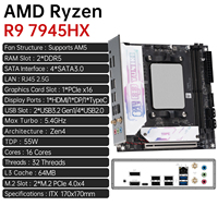 Combo carte mère et processeur AMD Ryzen R9 7945HX, DDR5, ordinateur de bureau DIY, 16 cœurs, pour jeux, bureautique, montage vidéo
