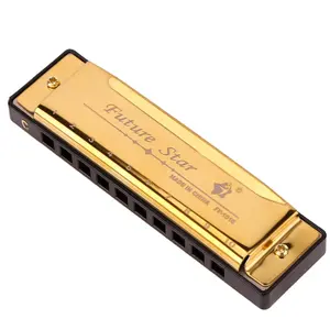 2021 Wholesale professional mouth organ 10 holes harmonica toys for sale