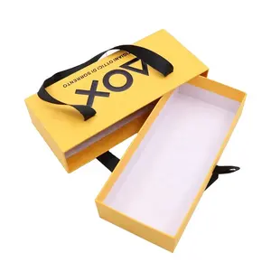 Étui à lunettes de mode Boîte portable avec logo personnalisé pour l'emballage de boîtes en carton pour lunettes de soleil