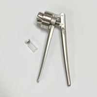 Pince à sertir manuelle pour flacons en verre de 2ml, 5ml/10ml/30ml, étiquettes pour flacons de bouchons et de plateaux en stock