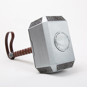 Marteau de <span class=keywords><strong>Thor</strong></span> <span class=keywords><strong>Marvel</strong></span> 44,5 cm 4 kg, accessoire de cosplay unisexe, pour décoration, collection, jouet pour les fans de Comic Con - Product Image 2