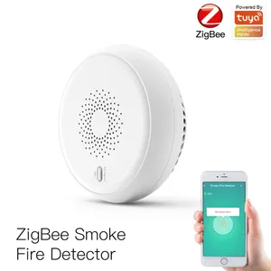 Zigbee/Tuya WIFI 스마트 에어 박스 이산화탄소 감지기 CO2 가스 센서 포름 알데히드 VOC 온도 습도 센서 App 제어