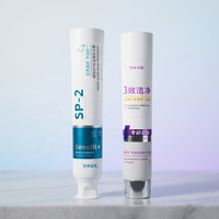 Tube de dentifrice personnalisé avec capuchon électrolytique, emballage cosmétique en plastique avec bouchon à clapet, tube souple ABL, tube à presser pour pommade