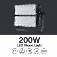 Reflector LED de Alta Potencia de 33600LM y 200W, IP65, para Uso Industrial en Edificios, Talleres y Obras de Construcción