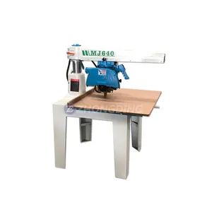 Radial Arm Saw Woodworking Machinery Vertical Plywood Mdf Sawing Machine