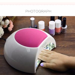 Lámpara UV SUN2 de 48W para uñas, secador de uñas para secador de uñas de Gel, Sensor infrarrojo con almohadilla de silicona rosa, uso en salón - Product Image 2