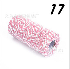 Cuerda de Algodón Fino Trenzada de Dos Hilos para Manualidades y Etiquetas - Product Image 6