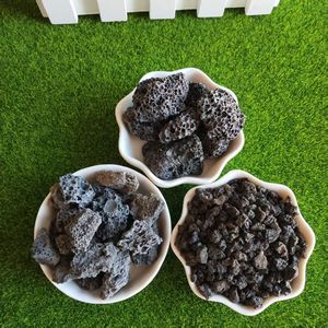 La lave <span class=keywords><strong>volcanique</strong></span> et la <span class=keywords><strong>pierre</strong></span> ponce seront utilisées pour faire pousser des plantes Pierres de lave noire - Product Image 4
