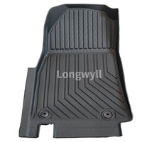Sur mesure pour Volkswagen Amarok & Ranger, tapis de sol de voiture imperméable en TPV, 5 mm d'épaisseur, ensemble complet Longwyll