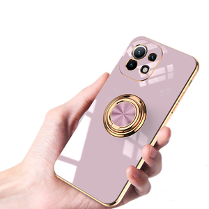 เคสโทรศัพท์มือถือกันกระแทกแบบยึดติดกับแหวนเคลือบ TPU,เคสสำหรับ <span class=keywords><strong>Xiaomi</strong></span> <span class=keywords><strong>Mi</strong></span> 11 <span class=keywords><strong>12</strong></span> Pro Max 12Pro Note 10S Note 9T - Product Image 1