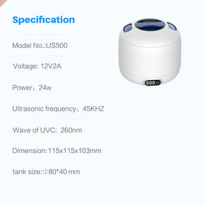 Ménage 180 Degrés Rotatif Amovible Pod Pratique <span class=keywords><strong>Split</strong></span> Body Design DC Power pour RV Utilisation Dentaire Nettoyeur À Ultrasons - Product Image 6