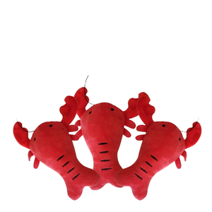 Juguete de Peluche Súper Suave de Cangrejo/Langosta de Dibujos Animados, Resistente a Mordidas de Perro, Interactivo, para Ejercicio y Apretar, Relleno de Algodón PP, para Cumpleaños y Alivio del Estrés - Product Image 1