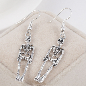Trendz Europa y los Estados Unidos nueva llegada esqueleto humano pendientes retro pendientes de calavera - Product Image 3