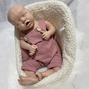 Muñeca <span class=keywords><strong>Reborn</strong></span> Bettie <span class=keywords><strong>Bebe</strong></span>, Cuerpo Completo de Silicona, 45 cm, Coleccionable, Realista, Sin Pintar, Kits de Bebé Recién Nacido, Gemelo - Product Image 2