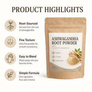 High Quality Adult Ashwagandha Powder <b>Supplement</b> Zinc Vitamin D3 Magnesium L-Theanine for Immune Support Memory Sleep (500g) - Product Image 2