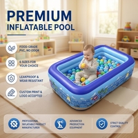 Piscine gonflable pour tout-petits de qualité supérieure, sans BPA, piscine pour enfants, directement de l'usine