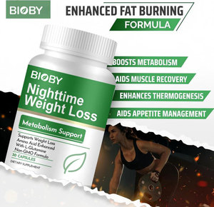 Cápsulas Bioby OEM de Marca Privada para Pérdida de Peso Nocturna, <span class=keywords><strong>L</strong></span>-Glutamina, Aminoácidos, Apoyo al Metabolismo, Sin OMG, 30 Unidades - Product Image 6