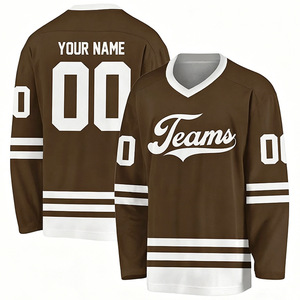 Maillots de hockey sur glace personnalisés imprimés en couleur, uniformes d'équipe avec transfert thermique, service de conception gratuit pour les clubs - Product Image 5