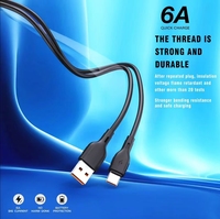 Chaqueta USB TPE de alta calidad, Cable de carga rápida USB Micro, Cable de datos de cobre puro tipo C para Iphone