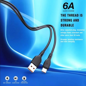 Veste TPE <span class=keywords><strong>USB</strong></span> de haute qualité Câble de charge rapide <span class=keywords><strong>USB</strong></span> <span class=keywords><strong>Micro</strong></span> <span class=keywords><strong>USB</strong></span>-C Type-C Câble de données en cuivre pur pour <span class=keywords><strong>Iphone</strong></span> - Product Image 2
