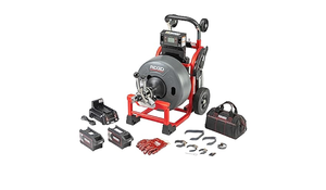 ชุดเครื่องมือขันร่องแบบดรัม Ridgids K-4310 FXP ขนาด 3/4 นิ้ว พร้อมกล่องเก็บแบบแข็ง แบตเตอรี่ OEM 8Ah และที่ชาร์จ รับประกัน 3 ปี - Product Image 1