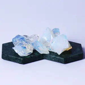 bulk Wholesale natural Gemstone white Opalite Tumbled rough stone Crushed tumble Healing Stones For Feng Shui