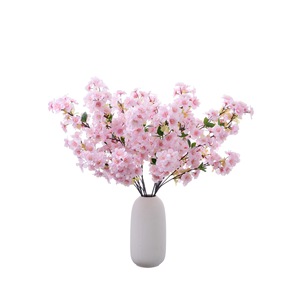 ดอกซากุระประดิษฐ์ CallaFloral แบบ 3 ก้าน สีขาวชมพู สำหรับตกแต่งบ้านในร่ม ช่อดอกไม้งานแต่งงาน - Product Image 5