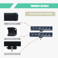 Rampe incurvée pour camion tout-terrain 2020 12v 24v 240W, barres lumineuses led en aluminium rvb pour voiture