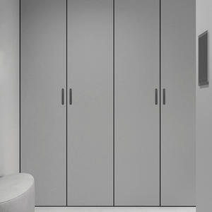 Poignée de porte d'armoire moderne et minimaliste, rabattable, anti-collision en alliage de zinc avec bord étroit pour commode à tiroirs de garde-robe - Product Image 5