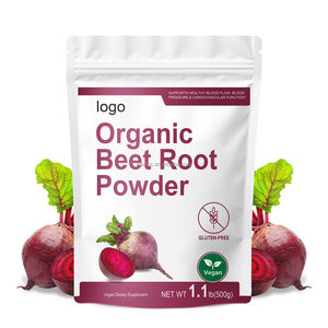 オーガニックビートルートエキス粉末スーパーフードハーバルサプリメント天然ビートルートパウダープレワークエネルギー大人 - Product Image 1