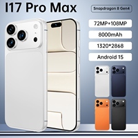 Coque de téléphone intelligent étanche I17 Pro 5G à prix avantageux, 16+1 To, appareil photo 108 MP, version déverrouillée, livraison directe, coque de téléphone pour jeux