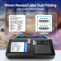 Настольный POS-терминал 116: Кассовый аппарат «Всё в одном» с NFC-ридером для розничной торговли, печать чеков 80 мм, настольный POS-терминал
